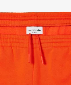 Lacoste Hosen & Shorts>Herren Jogger Trainingshose Aus Bio-Baumwollfleece Orange Sji