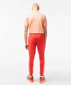 Lacoste Hosen & Shorts>Herren Jogger Trainingshose Aus Bio-Baumwollfleece Orange 02K