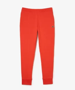 Lacoste Hosen & Shorts>Herren Jogger Trainingshose Aus Bio-Baumwollfleece Orange 02K