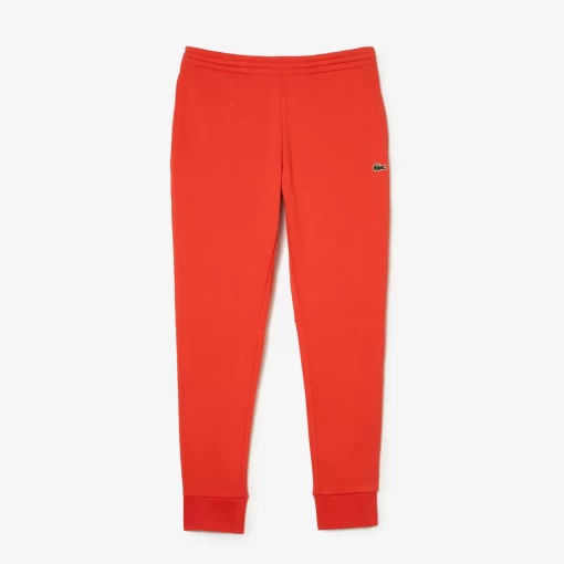 Lacoste Hosen & Shorts>Herren Jogger Trainingshose Aus Bio-Baumwollfleece Orange 02K