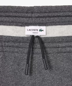 Lacoste Hosen & Shorts>Herren Jogger Trainingshose Aus Bio-Baumwollfleece Dunkelgrau E8G