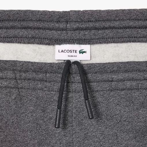 Lacoste Hosen & Shorts>Herren Jogger Trainingshose Aus Bio-Baumwollfleece Dunkelgrau E8G