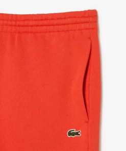 Lacoste Hosen & Shorts>Herren Jogger Trainingshose Aus Bio-Baumwollfleece Orange 02K