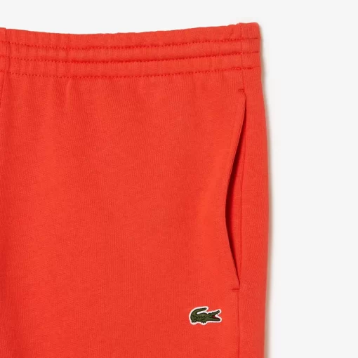 Lacoste Hosen & Shorts>Herren Jogger Trainingshose Aus Bio-Baumwollfleece Orange 02K