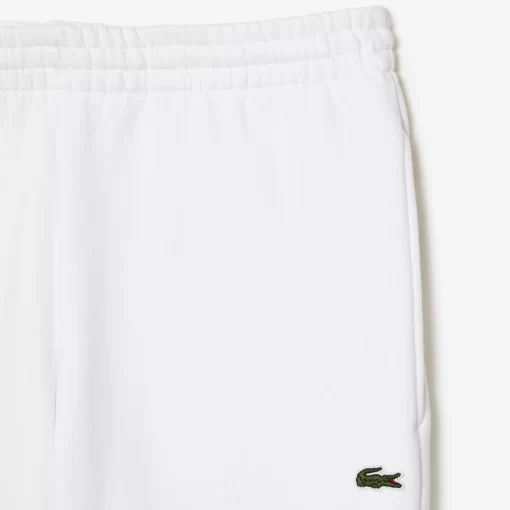 Lacoste Hosen & Shorts>Herren Jogger Trainingshose Aus Bio-Baumwollfleece Weis 001