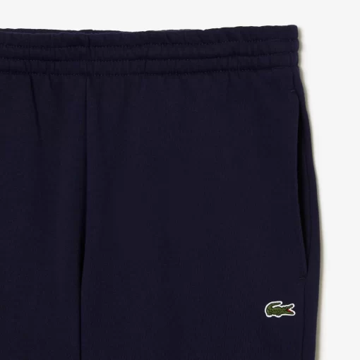 Lacoste Hosen & Shorts>Herren Jogger Trainingshose Aus Bio-Baumwollfleece Navy Blau 166