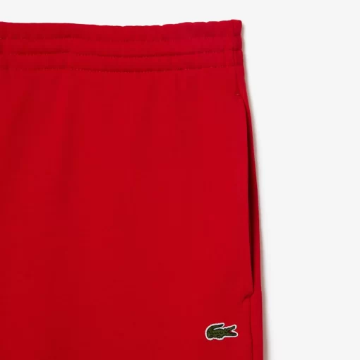 Lacoste Hosen & Shorts>Herren Jogger Trainingshose Aus Bio-Baumwollfleece Rot 240