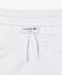 Lacoste Hosen & Shorts>Herren Jogger Trainingshose Aus Bio-Baumwollfleece Weis 001