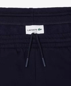 Lacoste Hosen & Shorts>Herren Jogger Trainingshose Aus Bio-Baumwollfleece Navy Blau 166