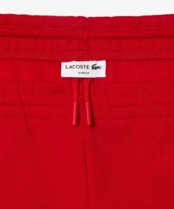 Lacoste Hosen & Shorts>Herren Jogger Trainingshose Aus Bio-Baumwollfleece Rot 240