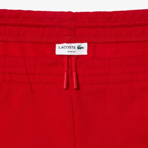 Lacoste Hosen & Shorts>Herren Jogger Trainingshose Aus Bio-Baumwollfleece Rot 240