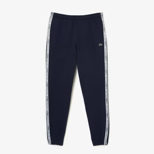 Lacoste Hosen & Shorts>Herren Jogger Trainingshosen Mit Logostreifen Navy Blau 166