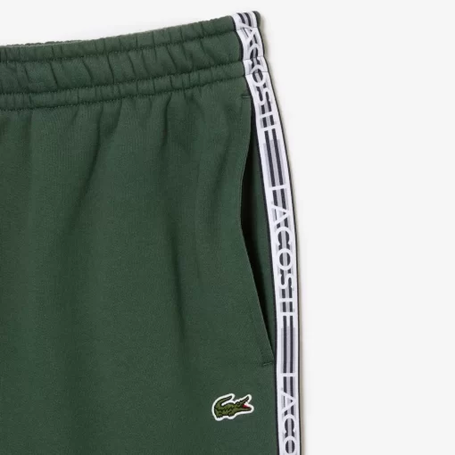 Lacoste Hosen & Shorts>Herren Jogger Trainingshosen Mit Logostreifen Dunkelgrun Smi