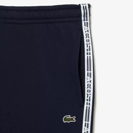 Lacoste Hosen & Shorts>Herren Jogger Trainingshosen Mit Logostreifen Navy Blau 166