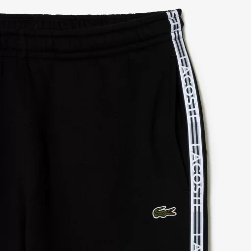 Lacoste Hosen & Shorts>Herren Jogger Trainingshosen Mit Logostreifen Schwarz 031