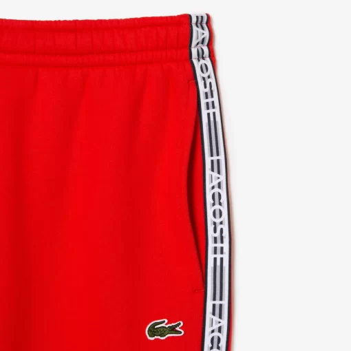 Lacoste Hosen & Shorts>Herren Jogger Trainingshosen Mit Logostreifen Rot S5H