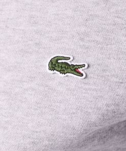 Lacoste Sweatshirts>Herren Jogger-Sweatshirt Aus Aufgerautem Fleece Heidekraut Grau Cca