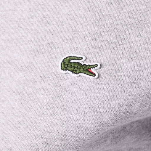 Lacoste Sweatshirts>Herren Jogger-Sweatshirt Aus Aufgerautem Fleece Heidekraut Grau Cca