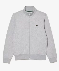 Lacoste Sweatshirts>Herren Jogger-Sweatshirt Aus Aufgerautem Fleece Heidekraut Grau Cca