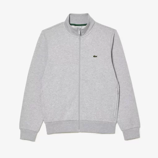 Lacoste Sweatshirts>Herren Jogger-Sweatshirt Aus Aufgerautem Fleece Heidekraut Grau Cca