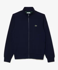 Lacoste Sweatshirts>Herren Jogger-Sweatshirt Aus Aufgerautem Fleece Navy Blau 166