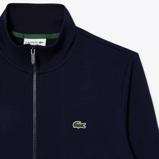 Lacoste Sweatshirts>Herren Jogger-Sweatshirt Aus Aufgerautem Fleece Navy Blau 166