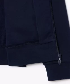 Lacoste Sweatshirts>Herren Jogger-Sweatshirt Aus Aufgerautem Fleece Navy Blau 166