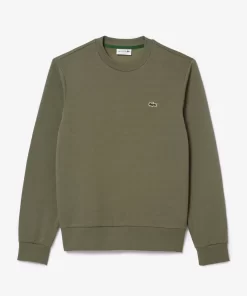 Lacoste Sweatshirts>Herren Jogger-Sweatshirt Aus Aufgerauter Baumwolle Khaki Grun 316