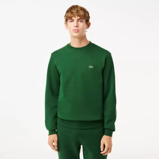 Lacoste Sweatshirts>Herren Jogger-Sweatshirt Aus Aufgerauter Baumwolle Grun 132