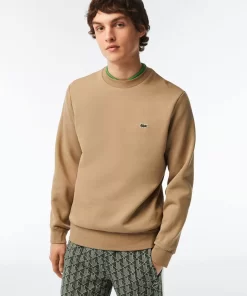 Lacoste Sweatshirts>Herren Jogger-Sweatshirt Aus Aufgerauter Baumwolle Beige Cb8