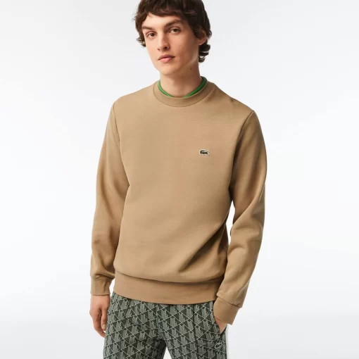 Lacoste Sweatshirts>Herren Jogger-Sweatshirt Aus Aufgerauter Baumwolle Beige Cb8