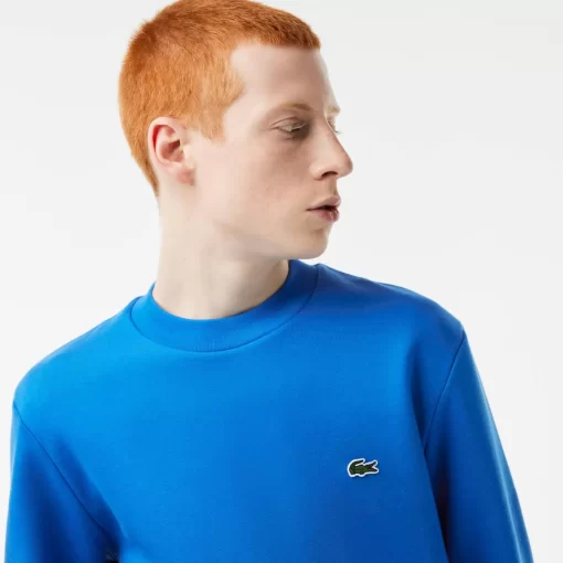 Lacoste Sweatshirts>Herren Jogger-Sweatshirt Aus Aufgerauter Baumwolle Blau Siy