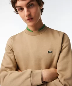 Lacoste Sweatshirts>Herren Jogger-Sweatshirt Aus Aufgerauter Baumwolle Beige Cb8