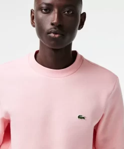 Lacoste Sweatshirts>Herren Jogger-Sweatshirt Aus Aufgerauter Baumwolle Wasserlilie Rosa Kf9