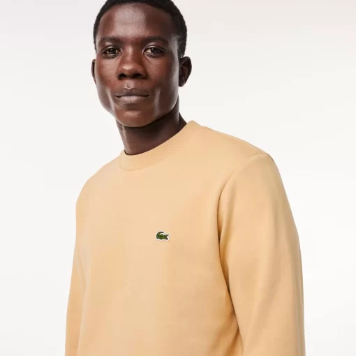 Lacoste Sweatshirts>Herren Jogger-Sweatshirt Aus Aufgerauter Baumwolle Beige Ixq