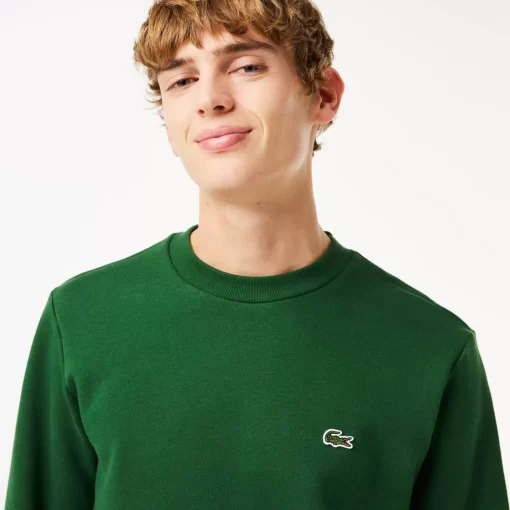 Lacoste Sweatshirts>Herren Jogger-Sweatshirt Aus Aufgerauter Baumwolle Grun 132