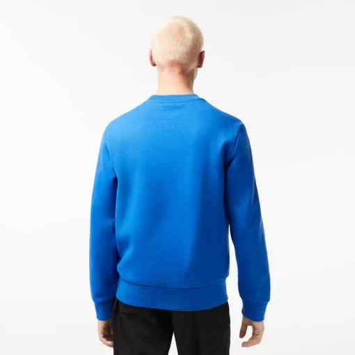 Lacoste Sweatshirts>Herren Jogger-Sweatshirt Aus Aufgerauter Baumwolle Konigsblau Kxb