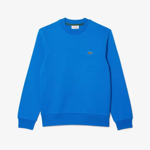 Lacoste Sweatshirts>Herren Jogger-Sweatshirt Aus Aufgerauter Baumwolle Blau Siy