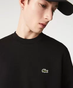 Lacoste Sweatshirts>Herren Jogger-Sweatshirt Aus Aufgerauter Baumwolle Schwarz 031