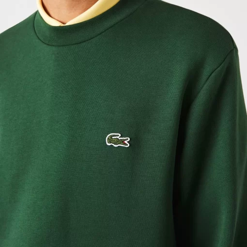 Lacoste Sweatshirts>Herren Jogger-Sweatshirt Aus Aufgerauter Baumwolle Grun 132