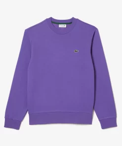 Lacoste Sweatshirts>Herren Jogger-Sweatshirt Aus Aufgerauter Baumwolle Lila Sgi