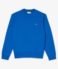 Lacoste Sweatshirts>Herren Jogger-Sweatshirt Aus Aufgerauter Baumwolle Konigsblau Kxb