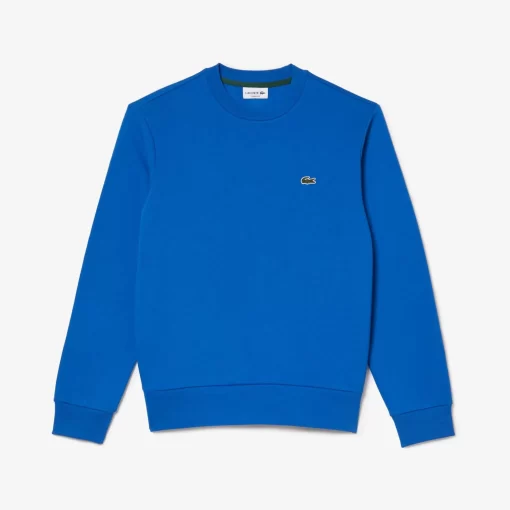 Lacoste Sweatshirts>Herren Jogger-Sweatshirt Aus Aufgerauter Baumwolle Konigsblau Kxb