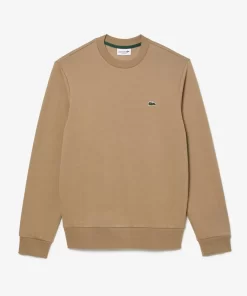 Lacoste Sweatshirts>Herren Jogger-Sweatshirt Aus Aufgerauter Baumwolle Beige Cb8