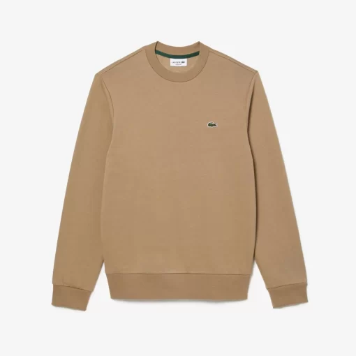 Lacoste Sweatshirts>Herren Jogger-Sweatshirt Aus Aufgerauter Baumwolle Beige Cb8