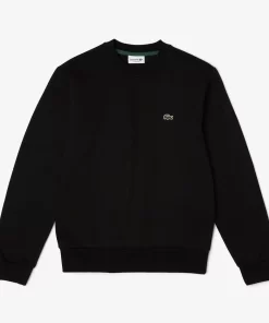 Lacoste Sweatshirts>Herren Jogger-Sweatshirt Aus Aufgerauter Baumwolle Schwarz 031