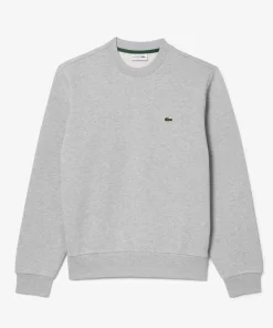 Lacoste Sweatshirts>Herren Jogger-Sweatshirt Aus Aufgerauter Baumwolle Heidekraut Grau Cca