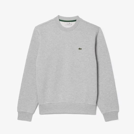 Lacoste Sweatshirts>Herren Jogger-Sweatshirt Aus Aufgerauter Baumwolle Heidekraut Grau Cca