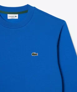 Lacoste Sweatshirts>Herren Jogger-Sweatshirt Aus Aufgerauter Baumwolle Konigsblau Kxb