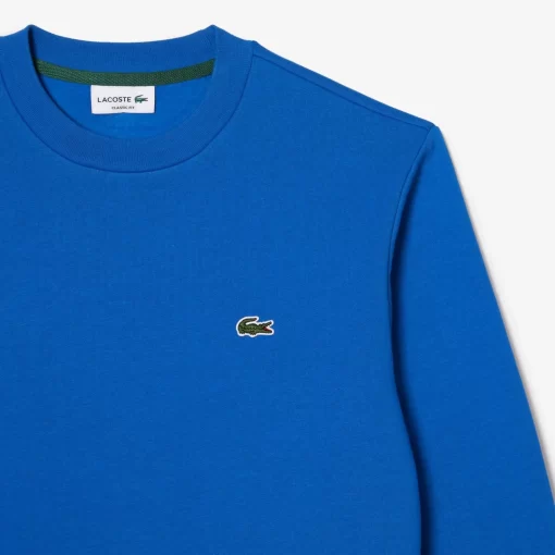 Lacoste Sweatshirts>Herren Jogger-Sweatshirt Aus Aufgerauter Baumwolle Konigsblau Kxb